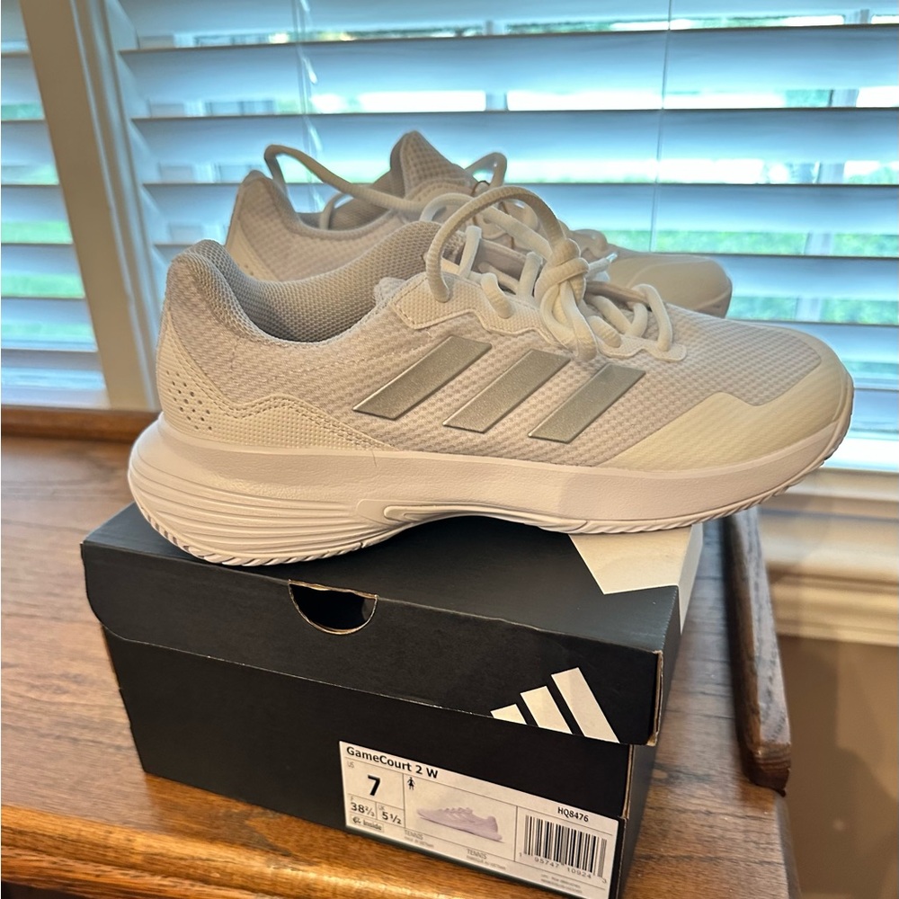 Adidas White Tennis Shoes